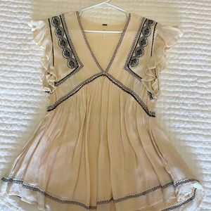 Free people ruffle top